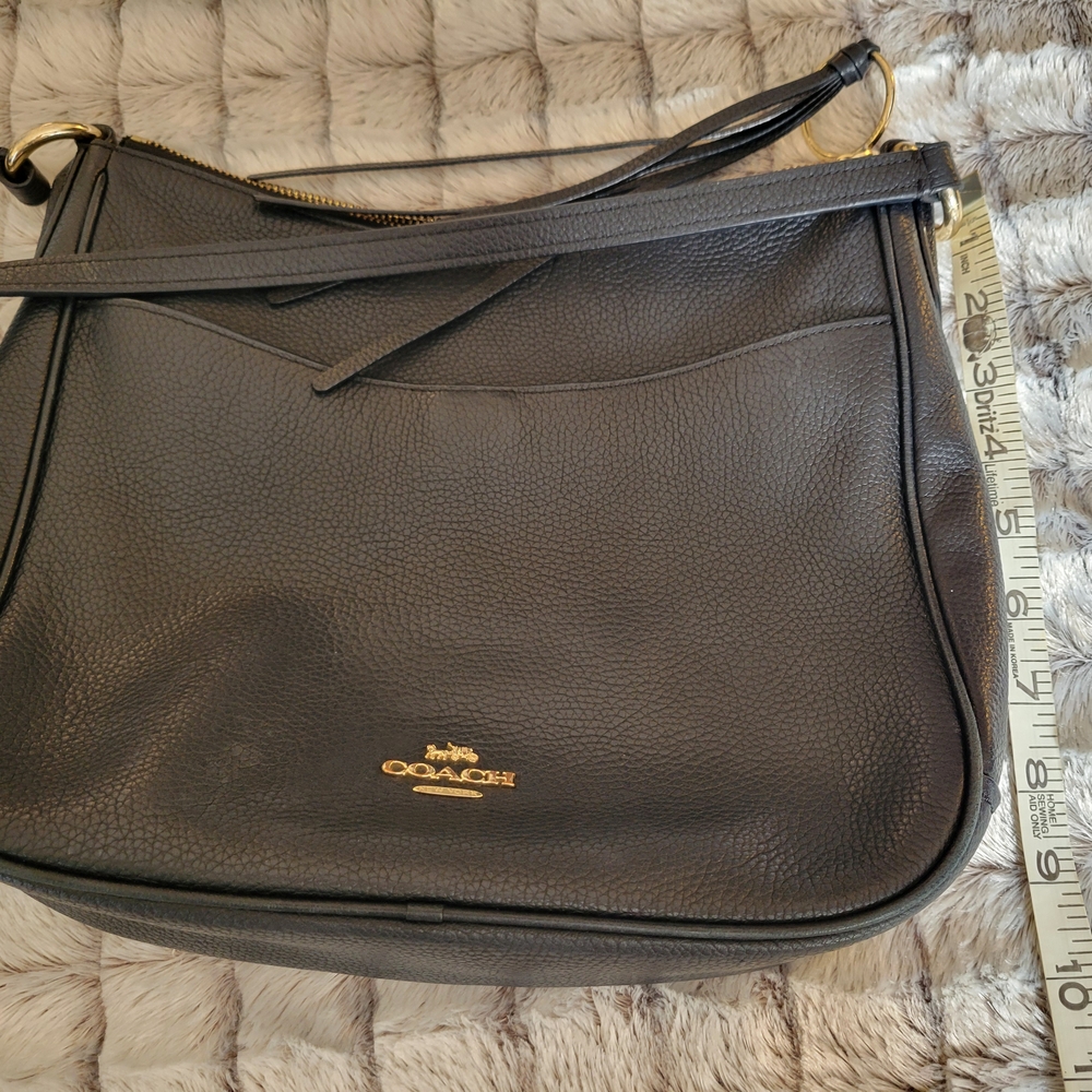 Coach Black Pebble Leather Women's Bag